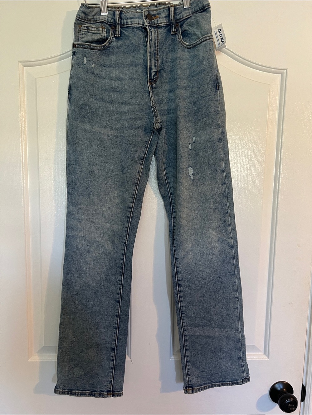Old Navy Boy’s Straight Jeans in Washed Blue